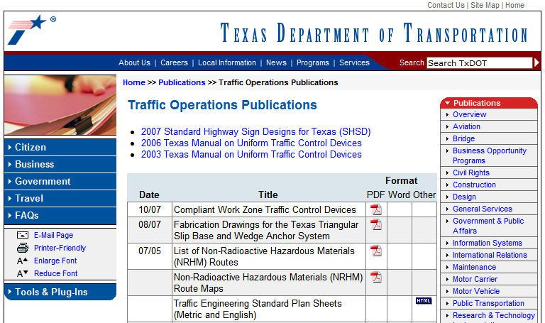 Texas MUTCD