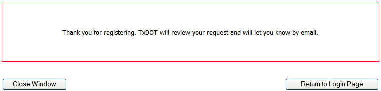 Registration Confirmation